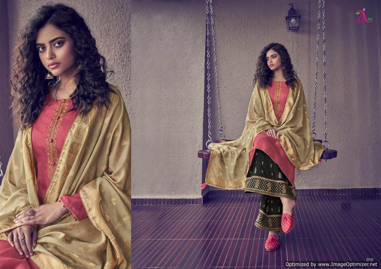 Angroop By Scarlet Designer Tussar Silk Salwar Suits Collection.