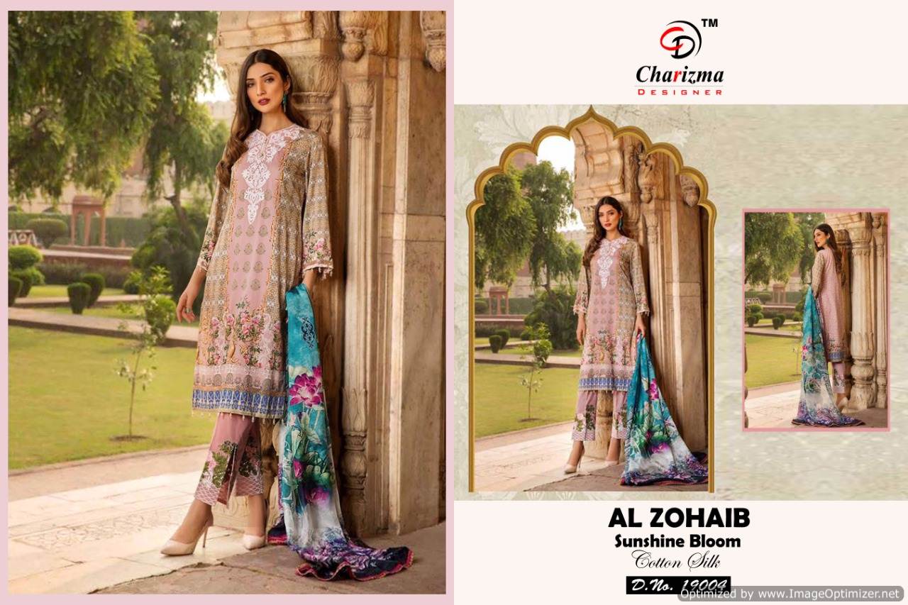 Charizma Al Zohaib Sunshine Bloom Pakistani Salwar Suits