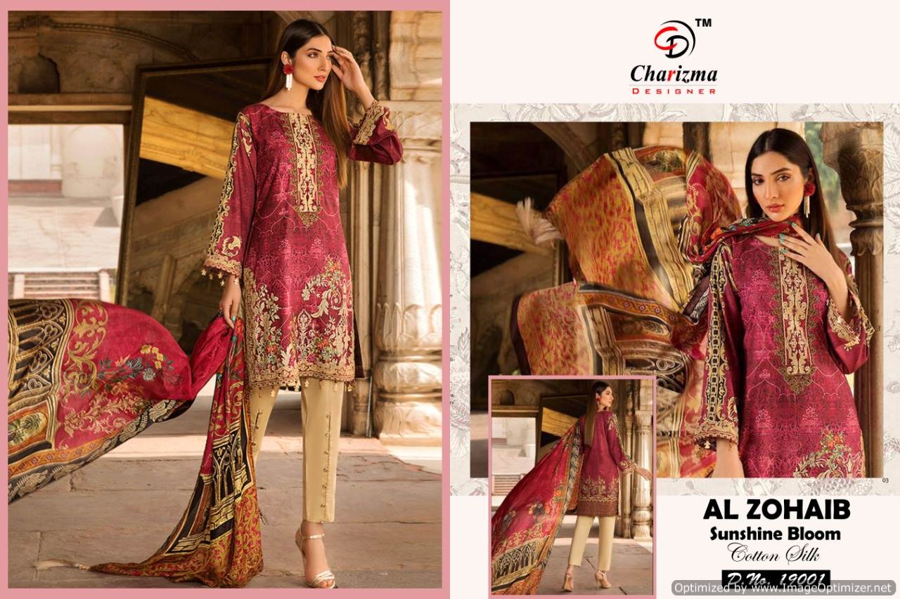 Charizma Al Zohaib Sunshine Bloom Pakistani Salwar Suits