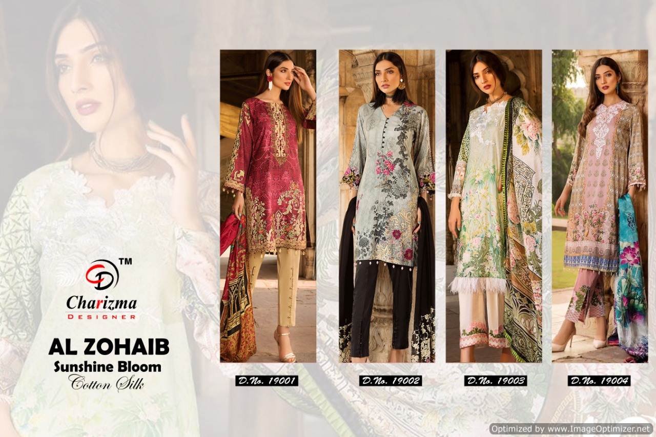 Charizma Al Zohaib Sunshine Bloom Pakistani Salwar Suits