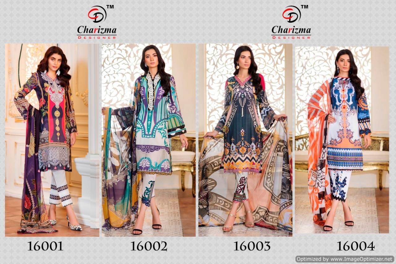 Charizma By Signature Vol 1 Muslin Silk Cotton Pakistani Suits Collection