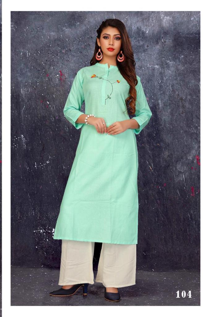 Gallberry Presents Chitra Vol 2 Casual Wear Kurtis And Plazzo Catalogue