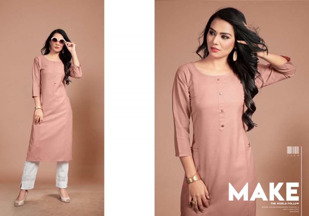 Gallberry Present Rangeen Kurtis Simple Straight Catalogue.