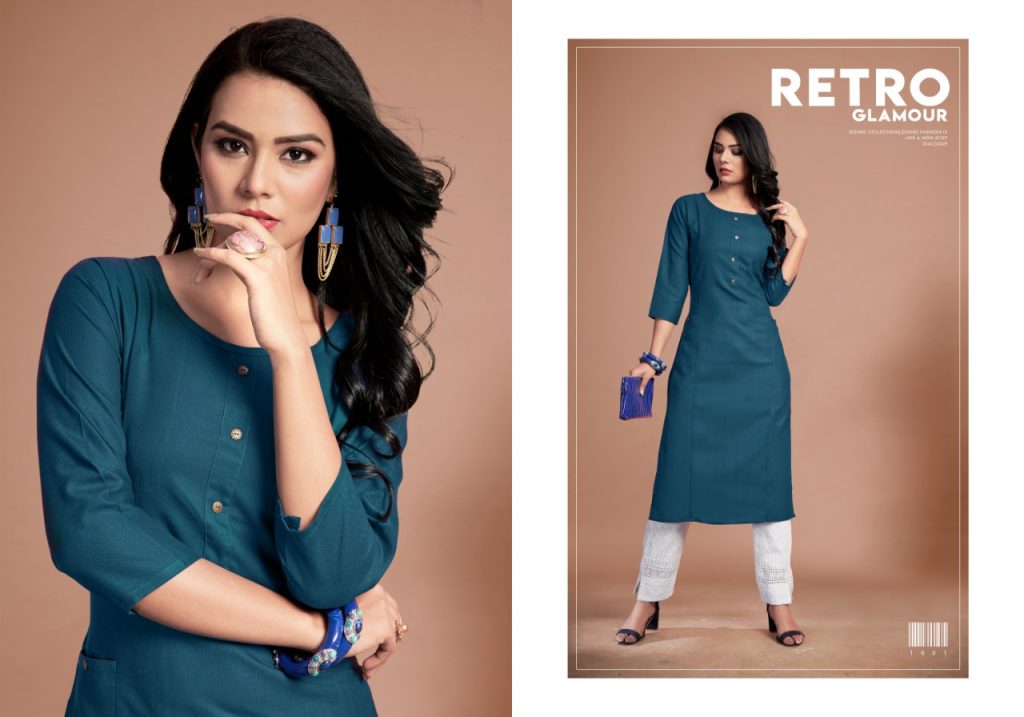 Gallberry Present Rangeen Kurtis Simple Straight Catalogue.