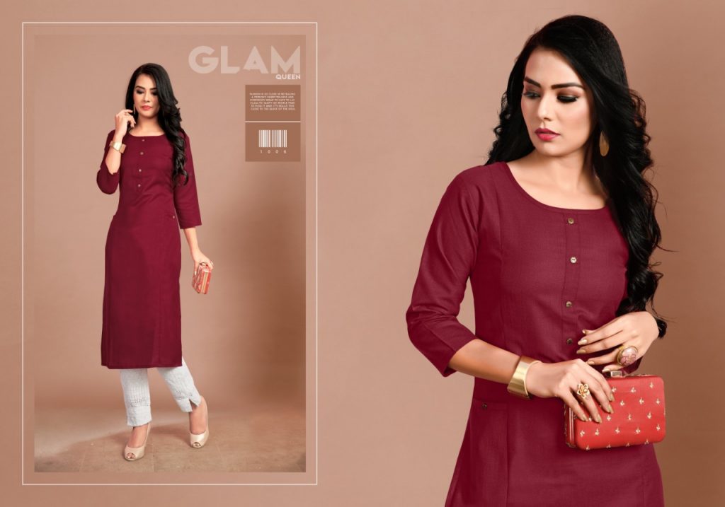 Gallberry Present Rangeen Kurtis Simple Straight Catalogue.