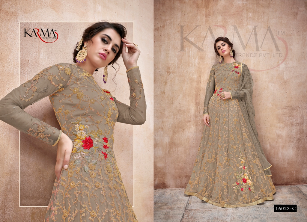 Karma 16023 Colors Embroidery Salwar Kameez