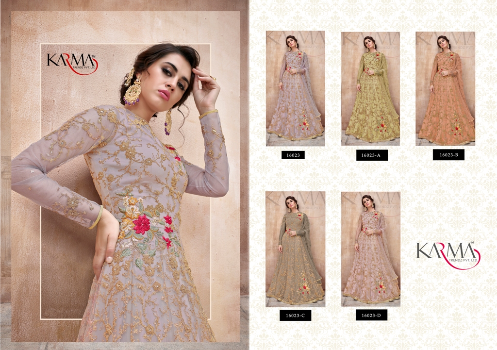 Karma 16023 Colors Embroidery Salwar Kameez