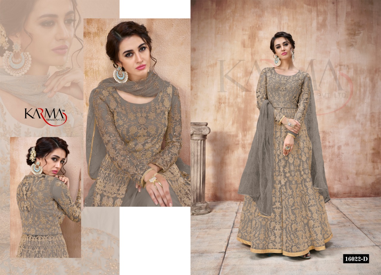 Karma Vol 16022 Colors Embroidery Salwar Kameez