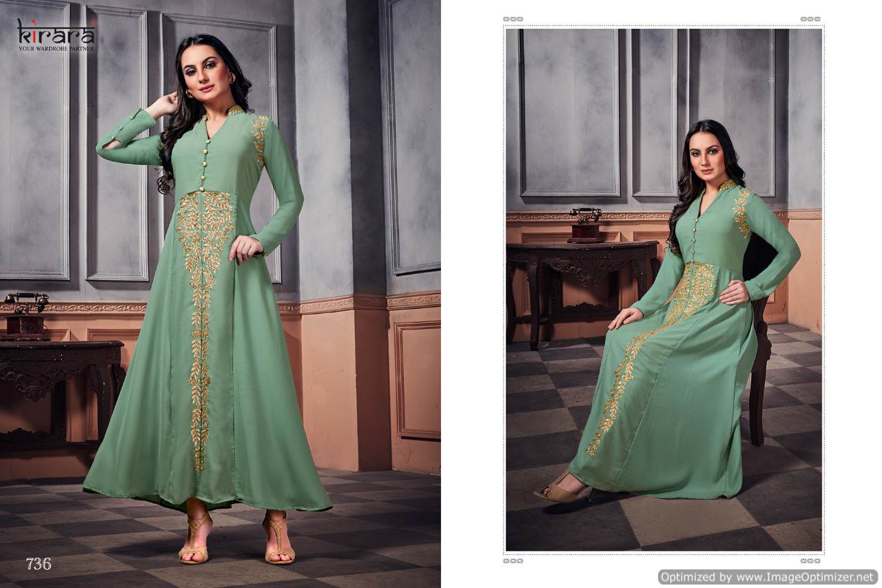 Kirara Present Panache Rich Look Party Wear Kurti Catalogue