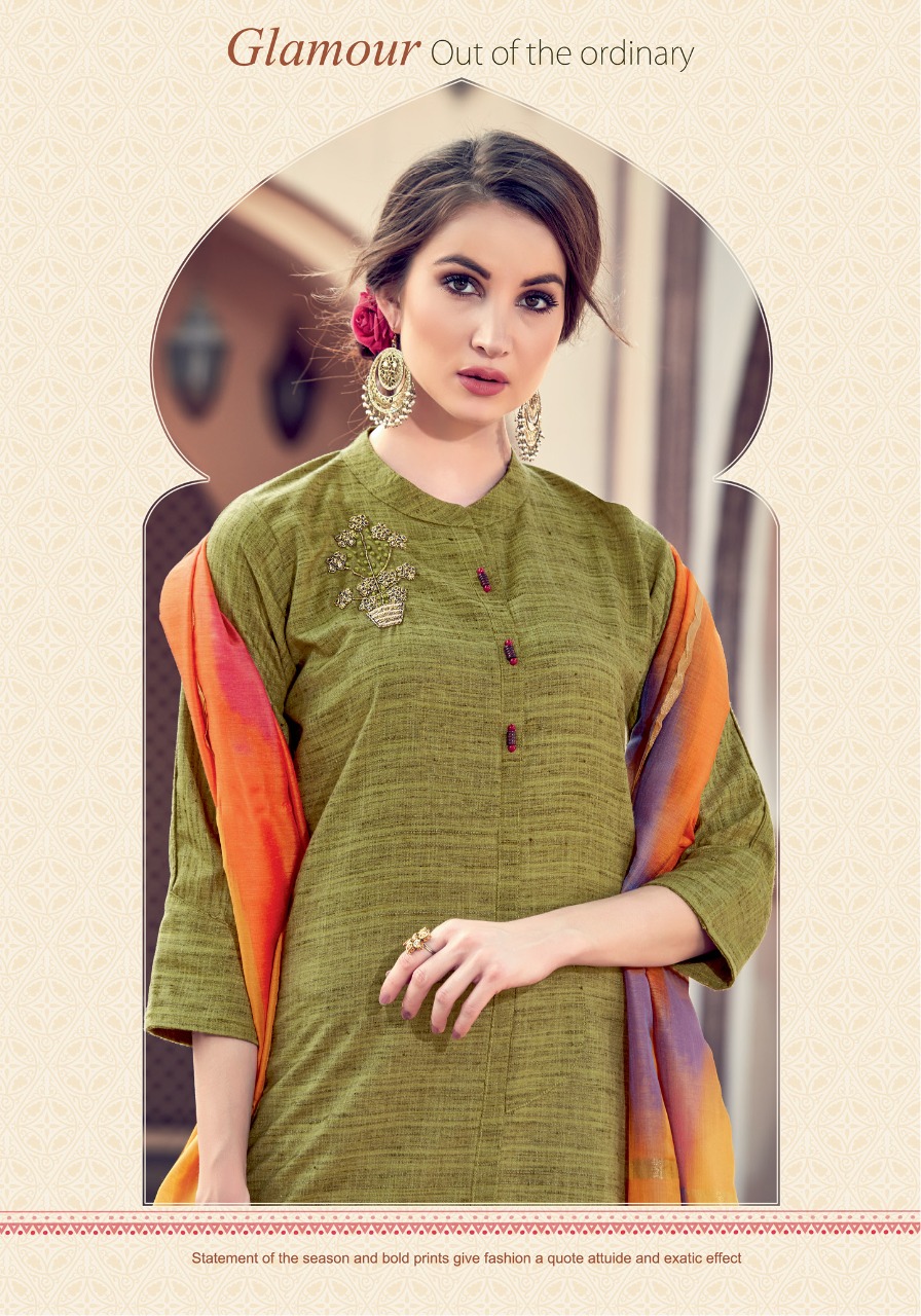 Parra Studio Present Odhani Kurtis And Dupatta Collection.