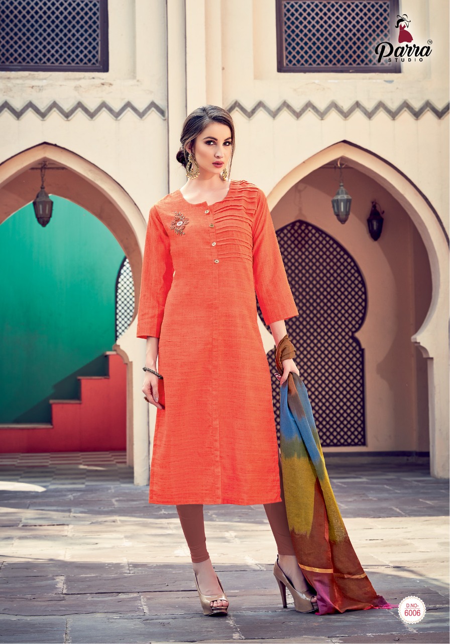 Parra Studio Present Odhani Kurtis And Dupatta Collection.