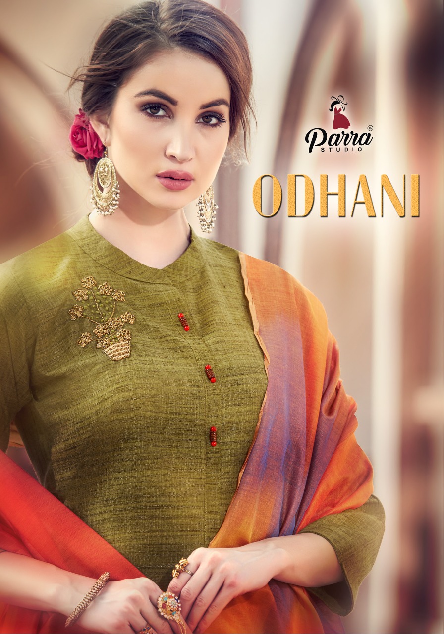 Parra Studio Present Odhani Kurtis And Dupatta Collection.