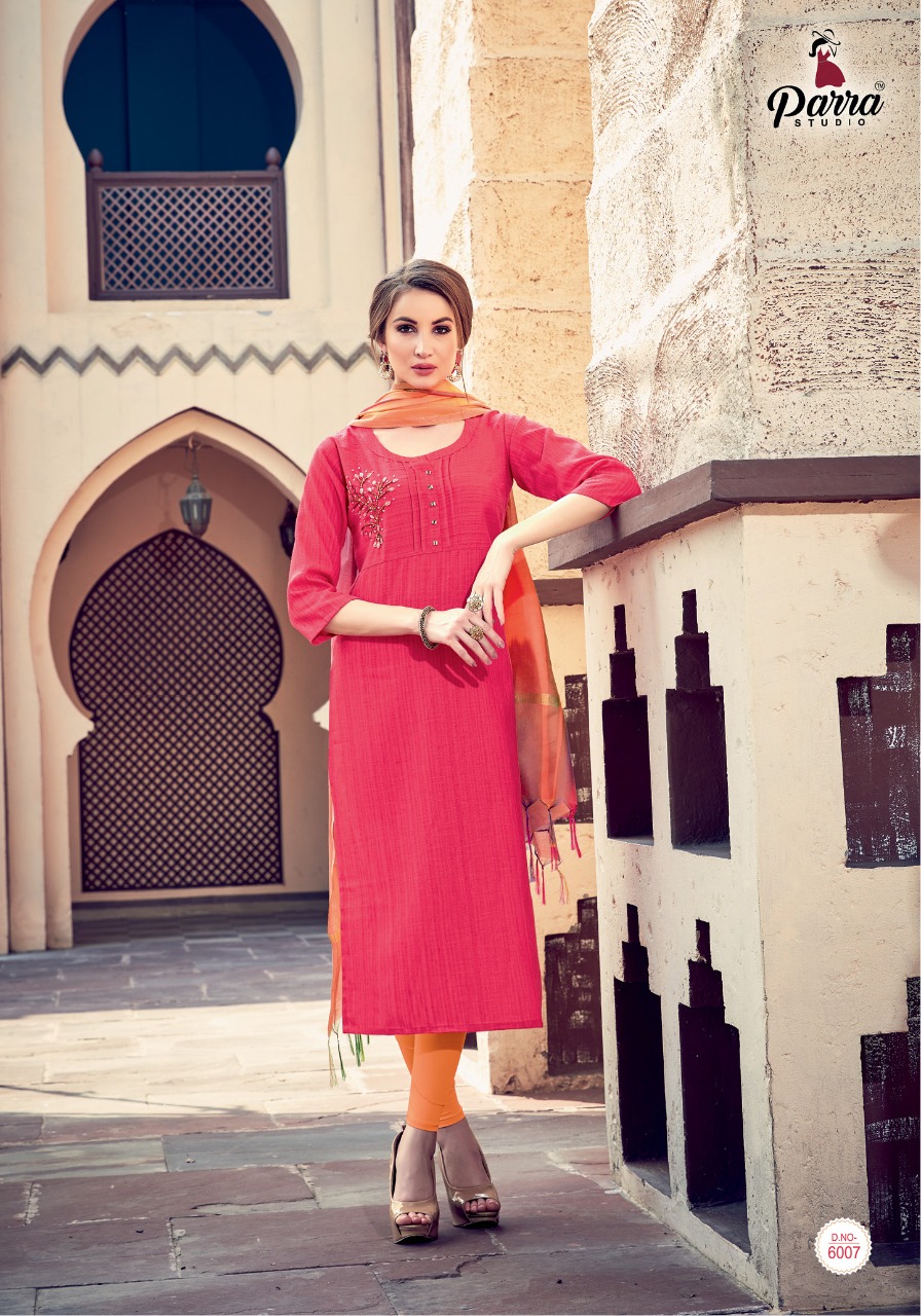 Parra Studio Present Odhani Kurtis And Dupatta Collection.