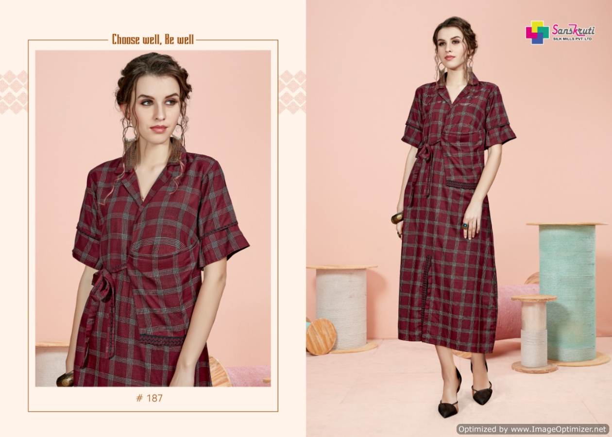 Sanskruti By Aafiya Stylish Winter Collection Kurtis Catalogue