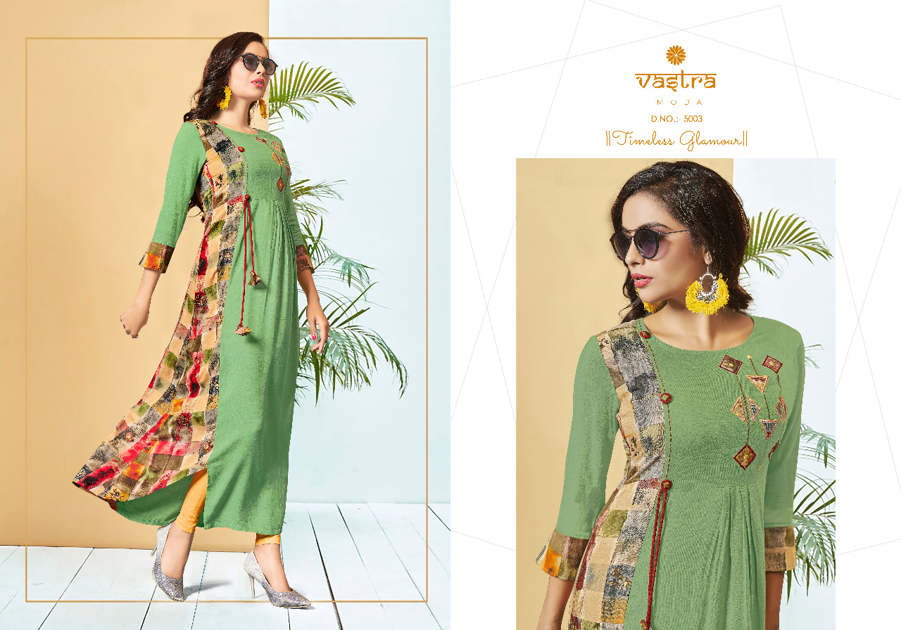 Vastra Moda Present Kayra Vol 1 Long Designers Kurtis Catalogue