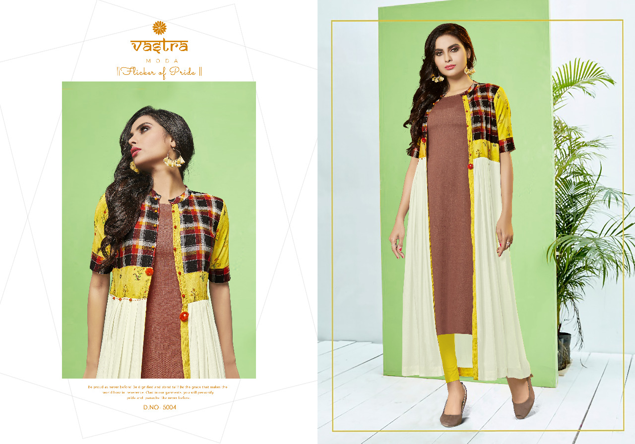 Vastra Moda Present Kayra Vol 1 Long Designers Kurtis Catalogue