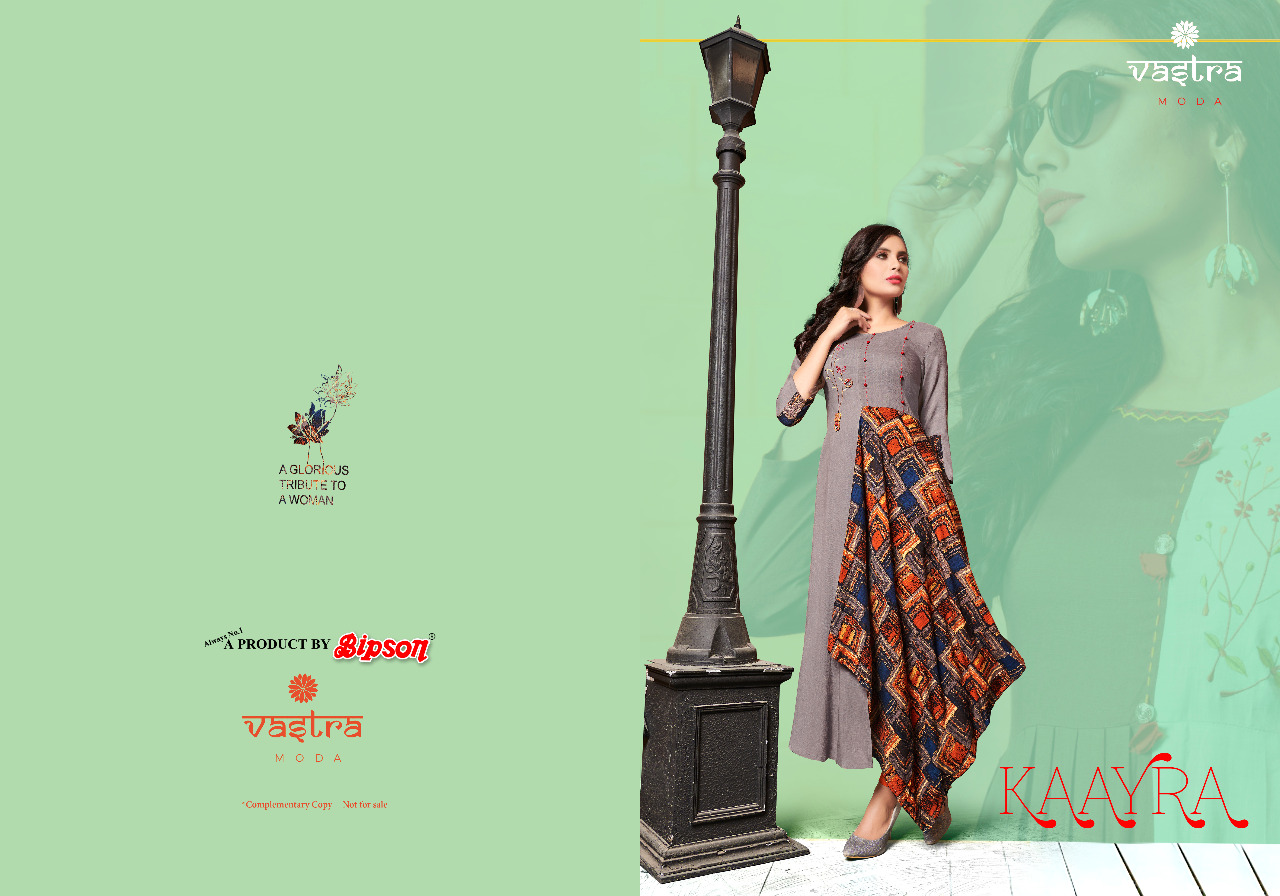 Vastra Moda Present Kayra Vol 1 Long Designers Kurtis Catalogue