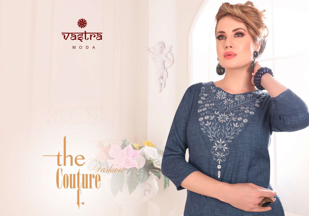 Vastra Moda Present Pearl Vol 1 Designers Kurtis Catalogue.