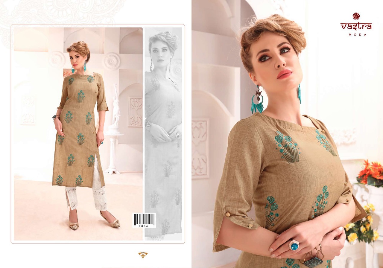 Vastra Moda Present Pearl Vol 1 Designers Kurtis Catalogue.