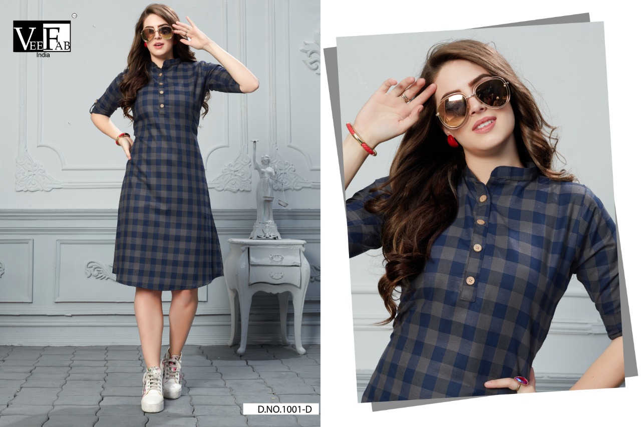 Vf By Checksmate Heavy Cotton Twirl Printed Kurtis Catalogue