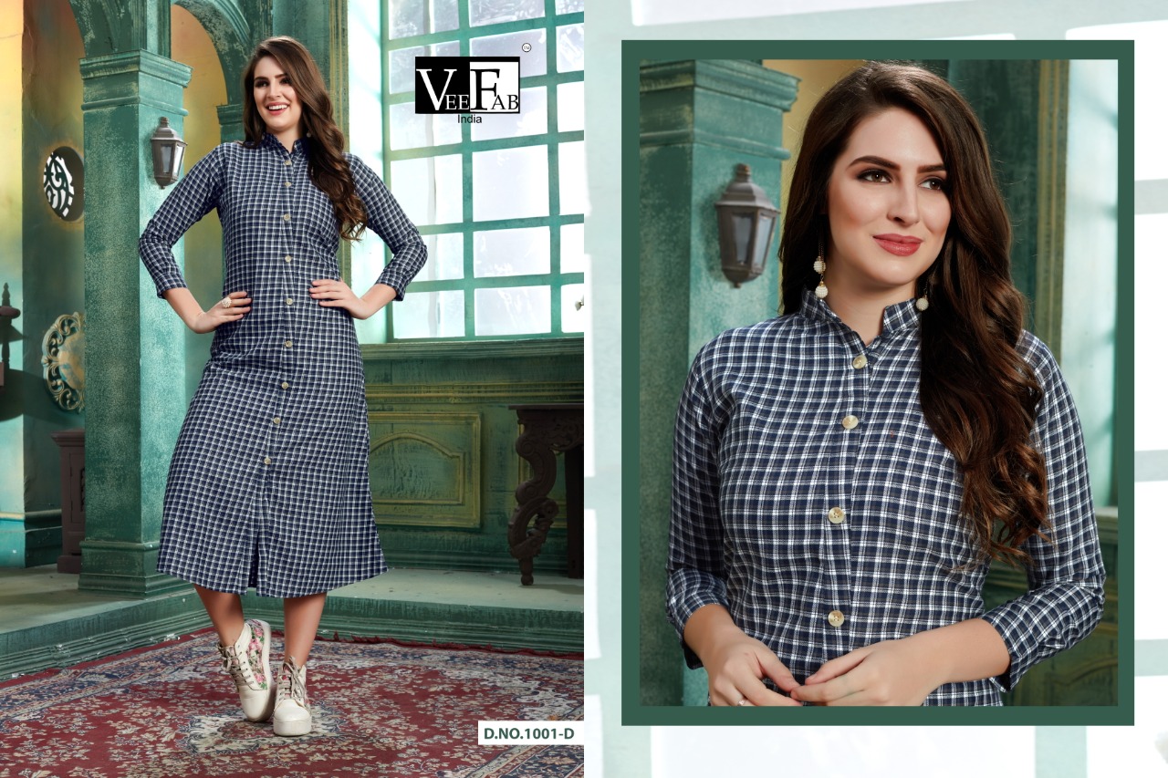 Vf By Winter Grace Vol 4 Casual Wear Stylish Kurti Collection