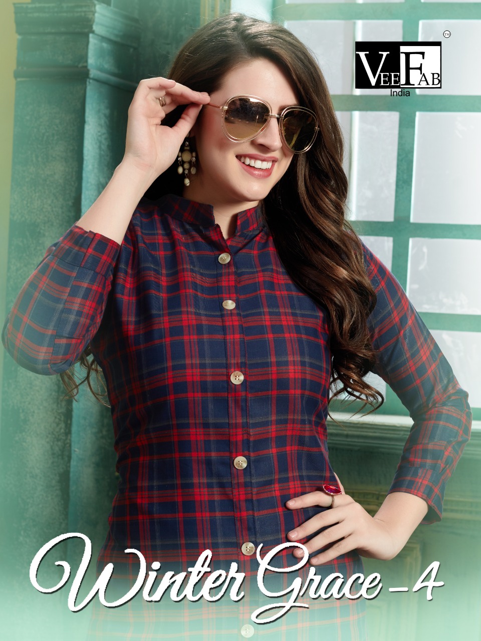 Vf By Winter Grace Vol 4 Casual Wear Stylish Kurti Collection