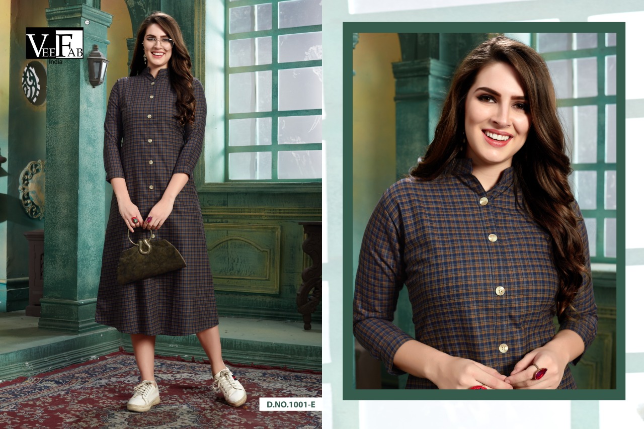 Vf By Winter Grace Vol 4 Casual Wear Stylish Kurti Collection