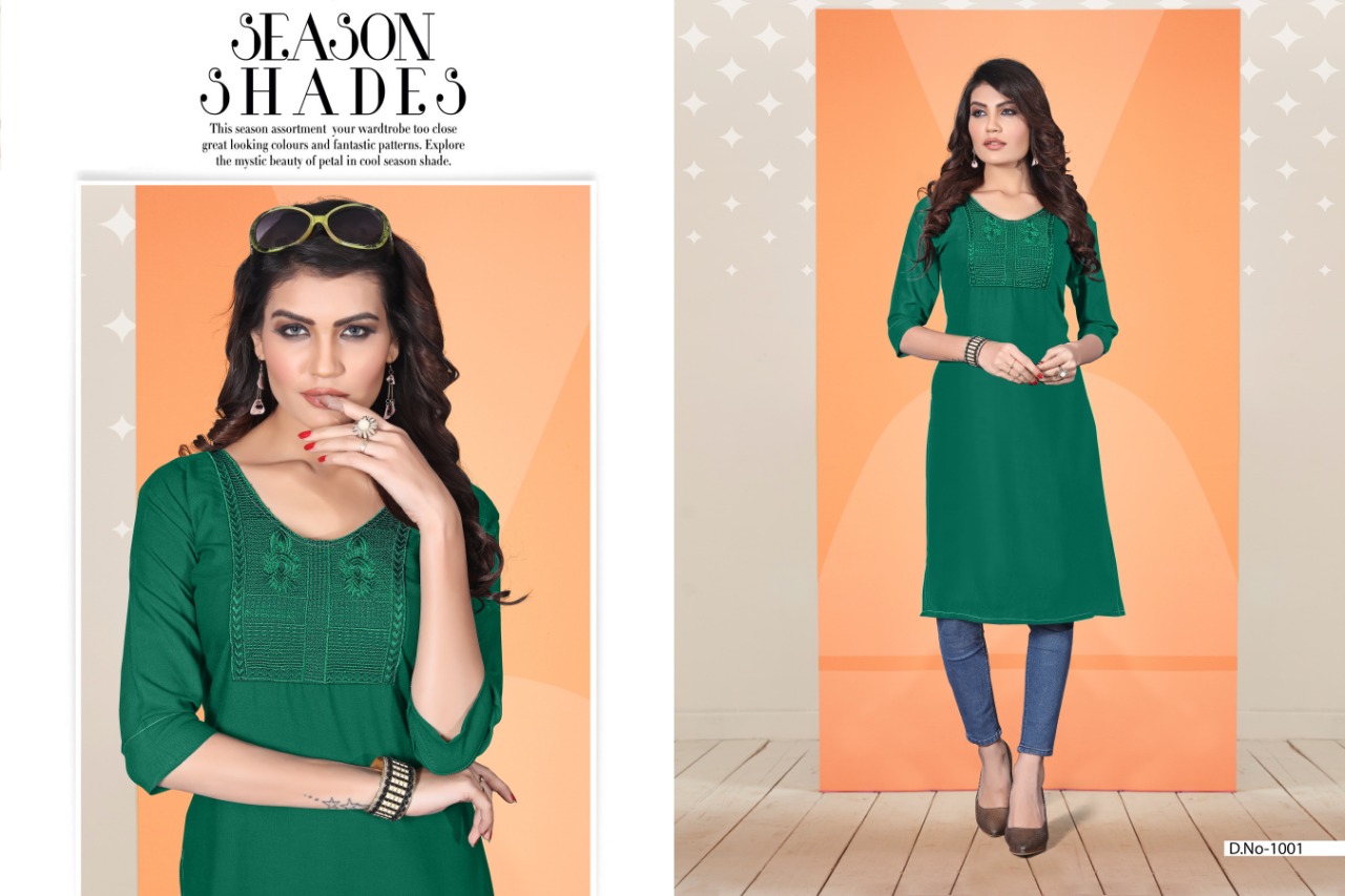 Watermelon Present Fatafat Vol 4 Casual Wear Kurtis Collection.