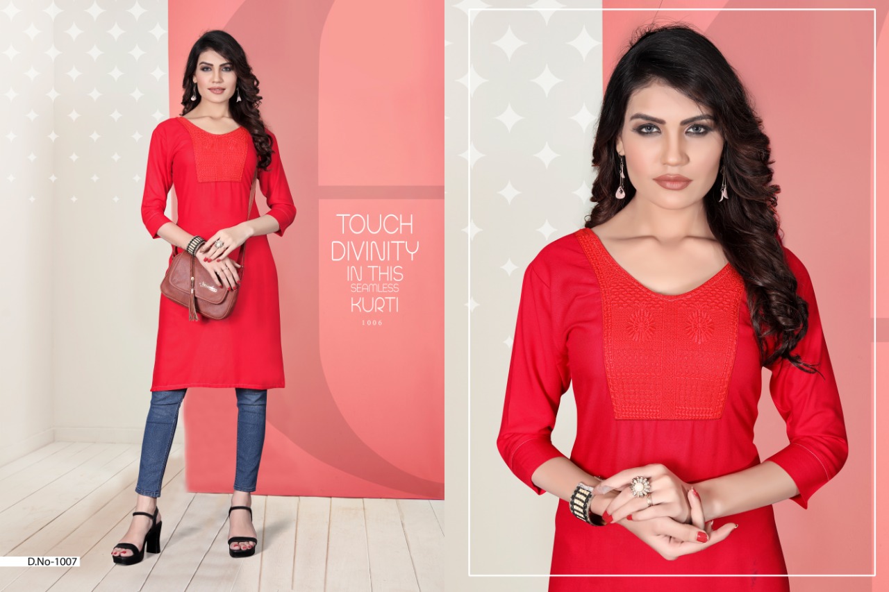 Watermelon Present Fatafat Vol 4 Casual Wear Kurtis Collection.