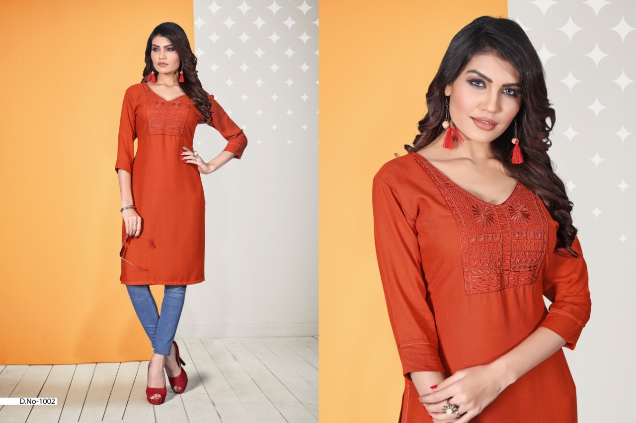 Watermelon Present Fatafat Vol 4 Casual Wear Kurtis Collection.