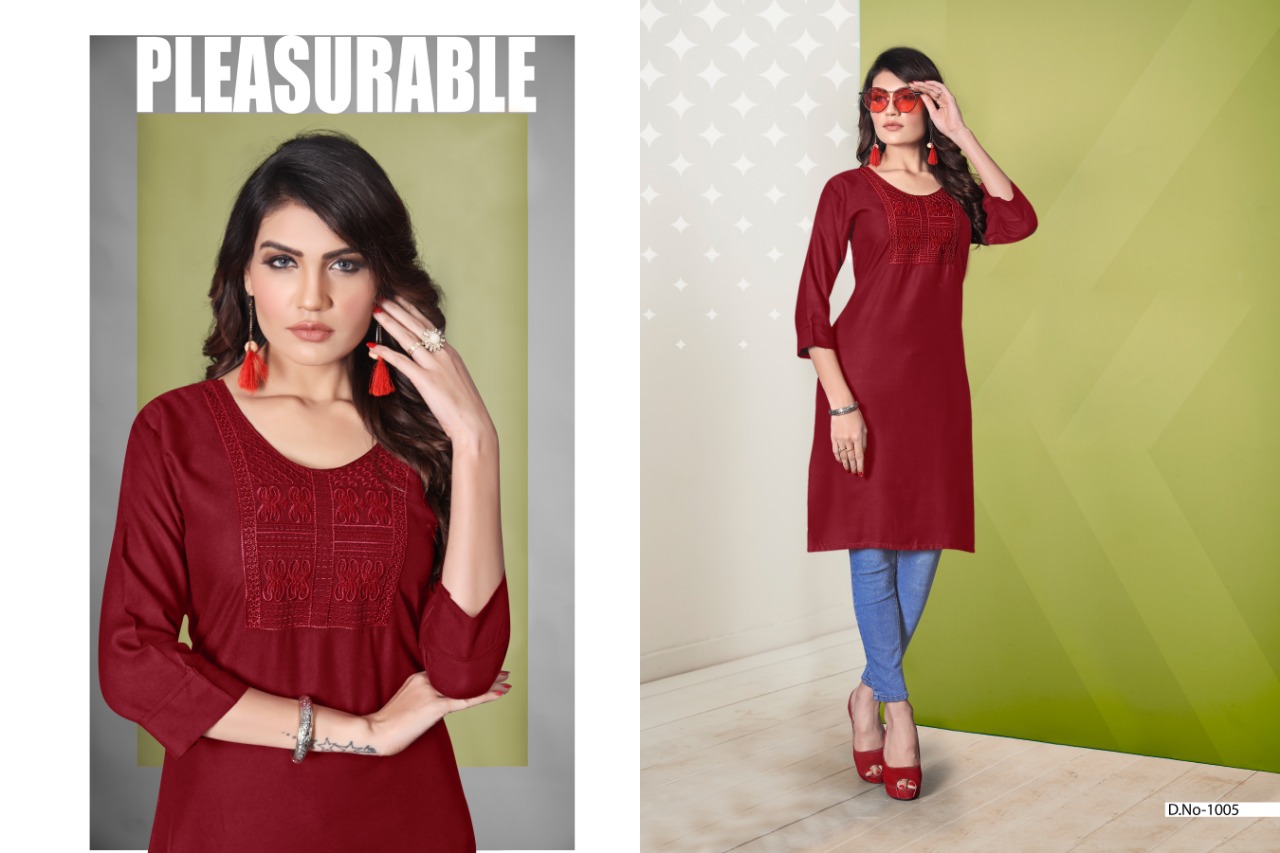 Watermelon Present Fatafat Vol 4 Casual Wear Kurtis Collection.