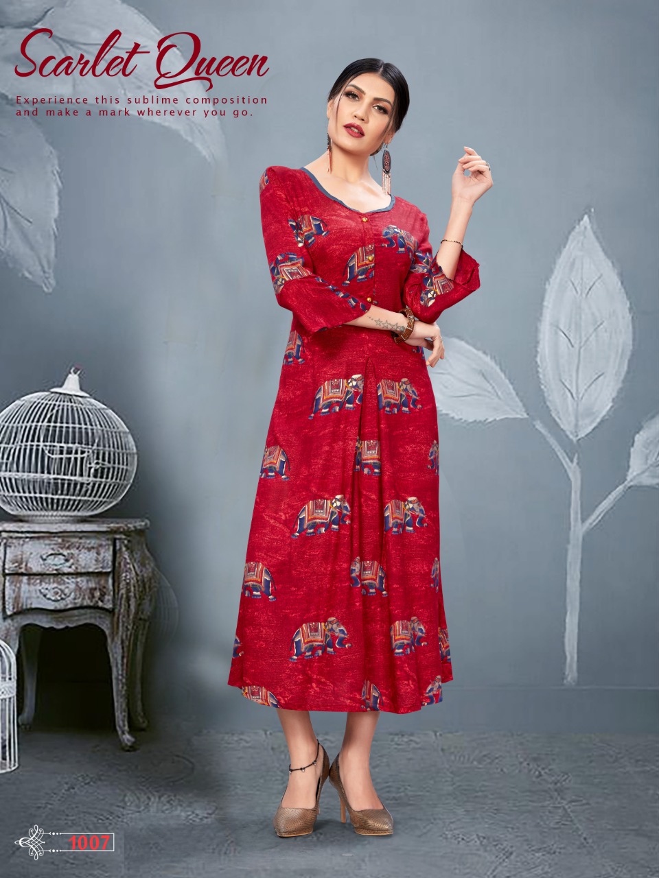 Watermelon Present Gulaboo Vol 2 Casual Wear Kurtis Collection.