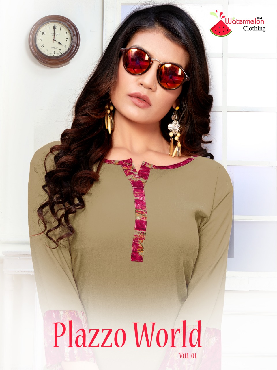 Watermelon Present Platinum World Vol 1 Casual Wear Designer Kurtis Catalogue.