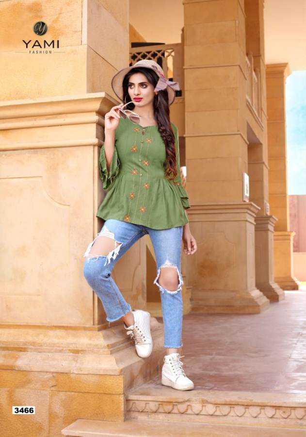 Yami By Topsy Vol 9 Rayon Western Short Top Collection