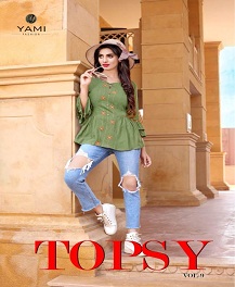 Yami By Topsy Vol 9 Rayon Western Short Top Collection