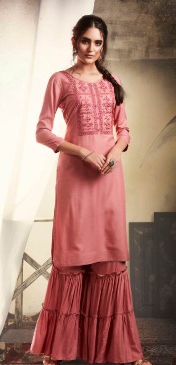 Kajree By Khanak Vol 3 Kurti With Sharara Collection