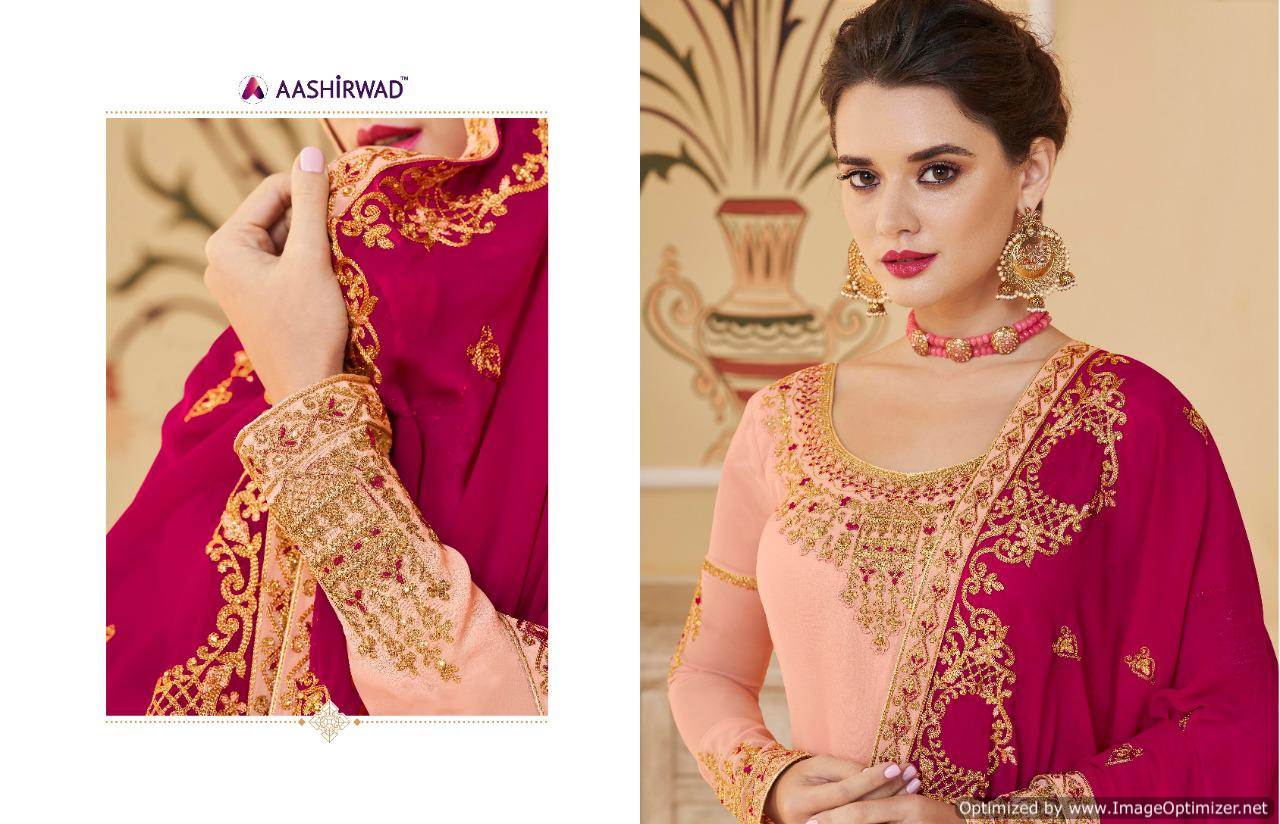 Aashirwad By Suhani Embroidered Salwar Suits Catalogue