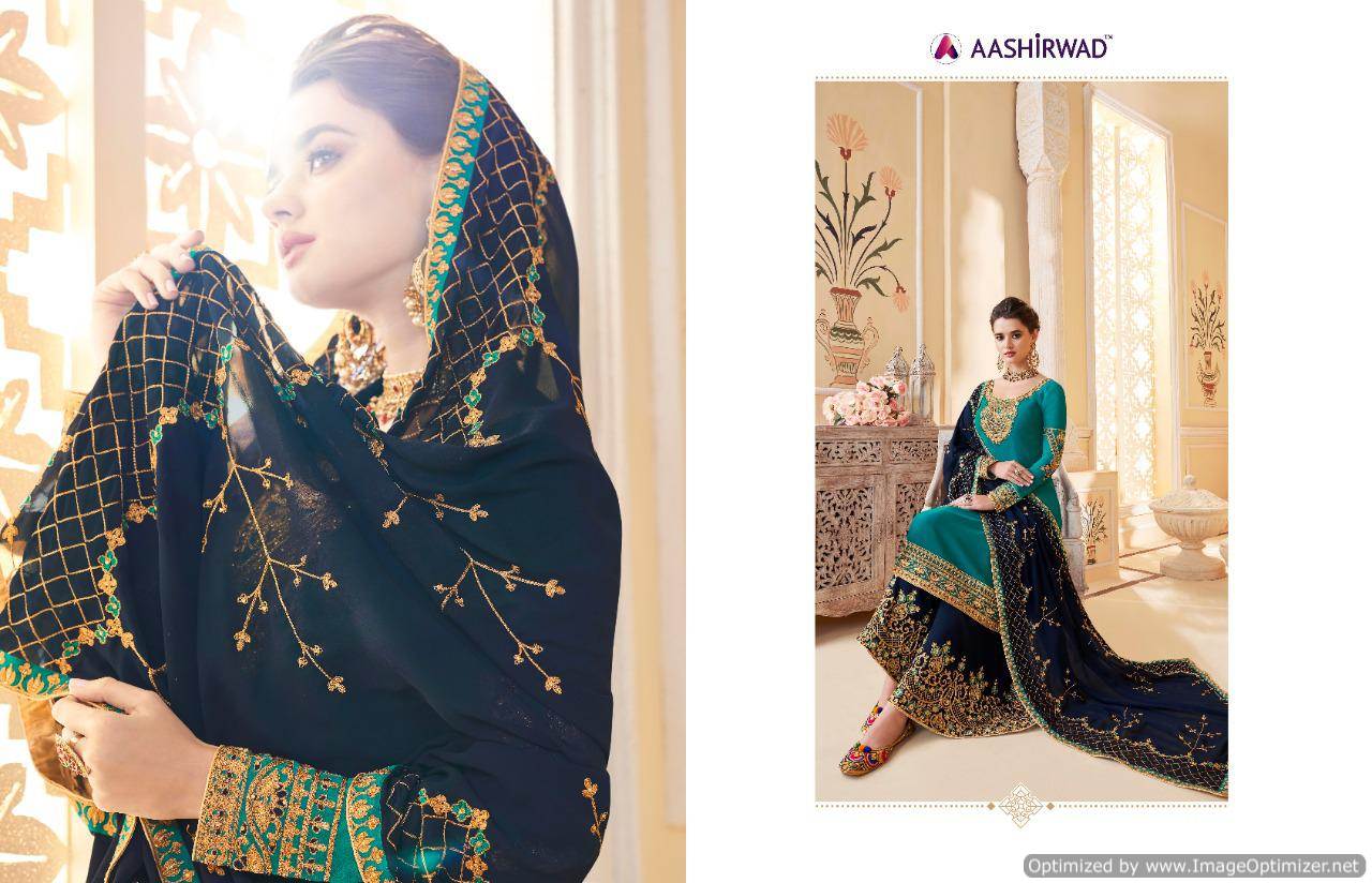 Aashirwad By Suhani Embroidered Salwar Suits Catalogue