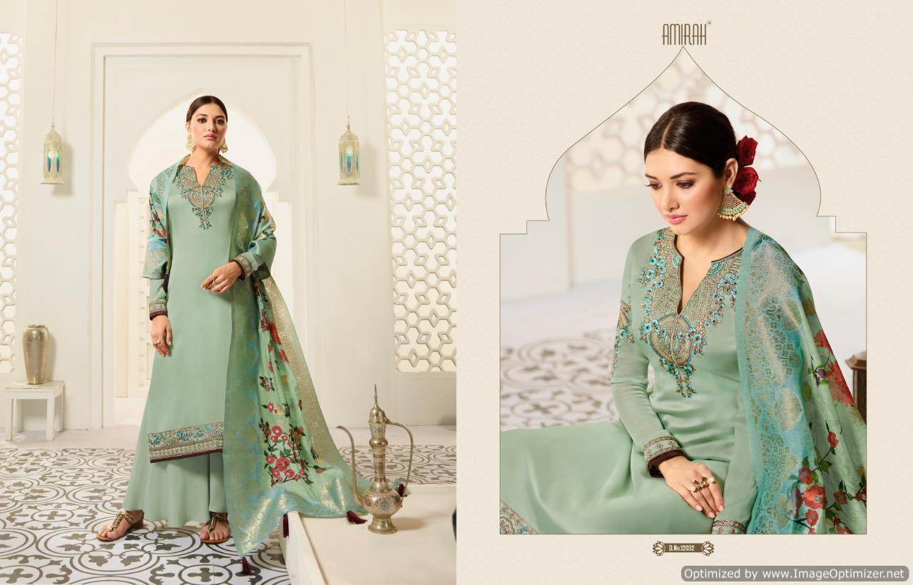 Amirah  Present Amirah Vol 30 Satin Georgette Designer Dress Materia