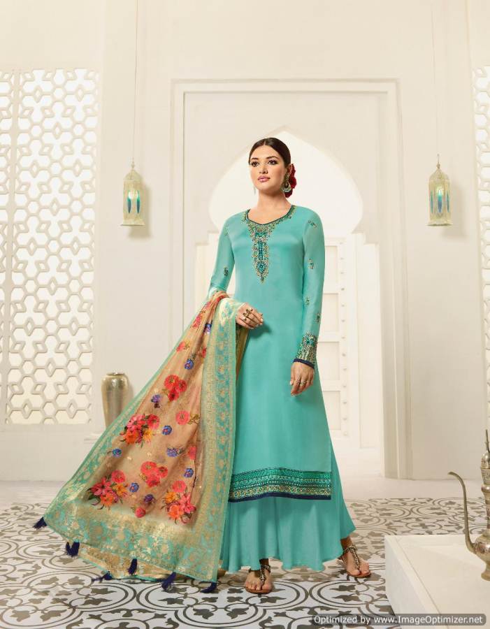 Amirah  Present Amirah Vol 30 Satin Georgette Designer Dress Material