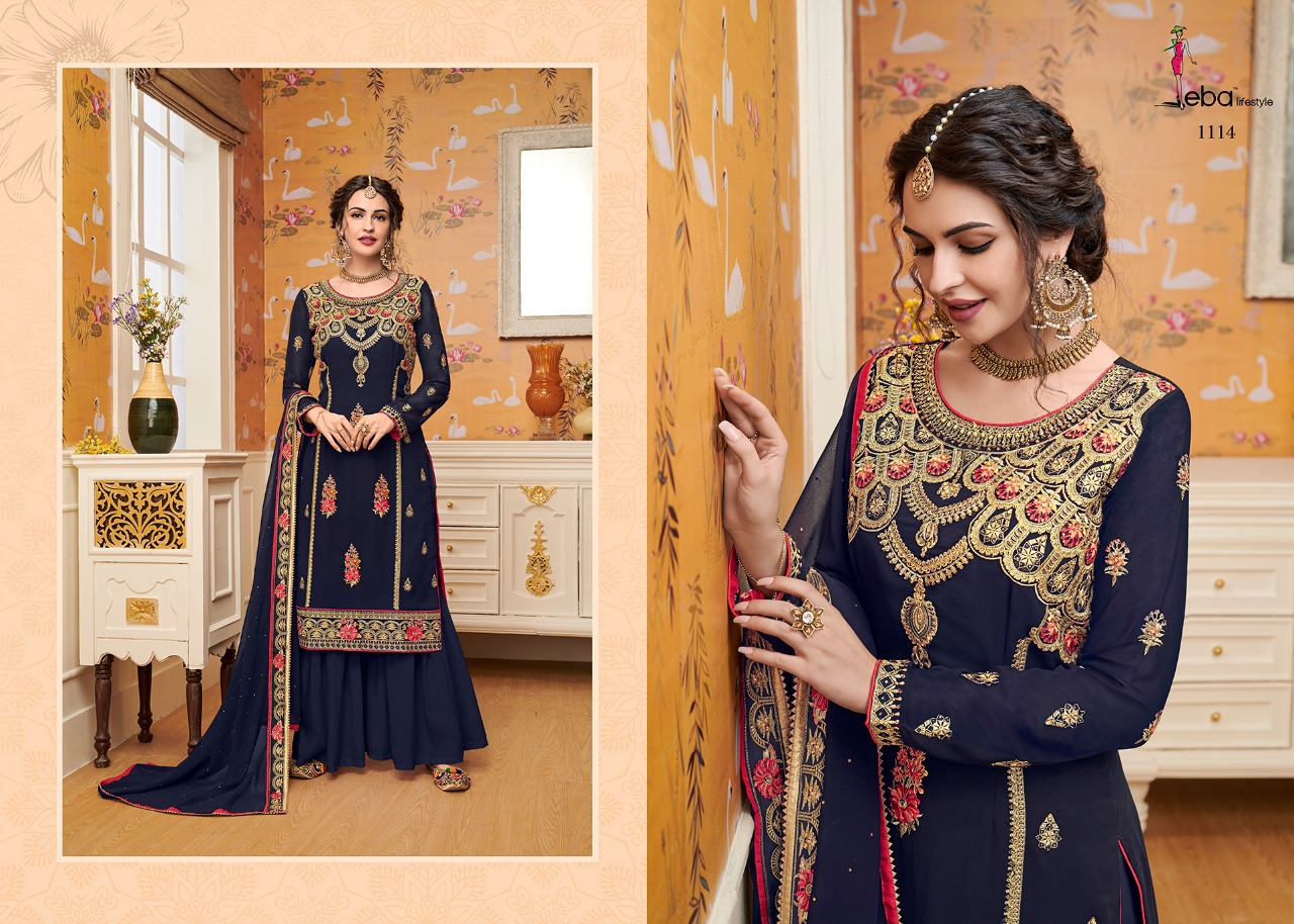 Jeba Present Hurma Vol 22 Festive Wear Georgette Salwar Suits