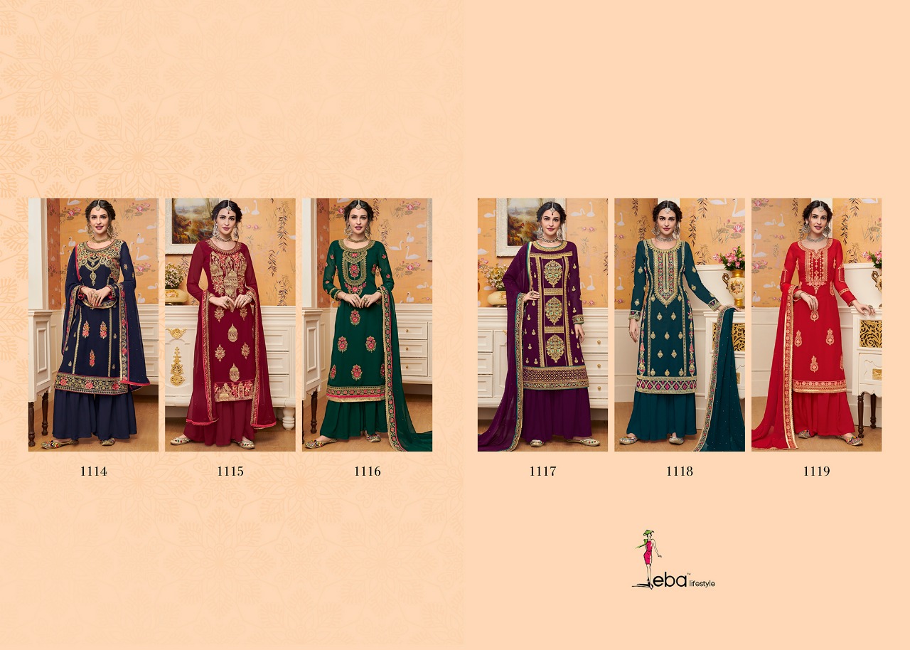 Jeba Present Hurma Vol 22 Festive Wear Georgette Salwar Suits