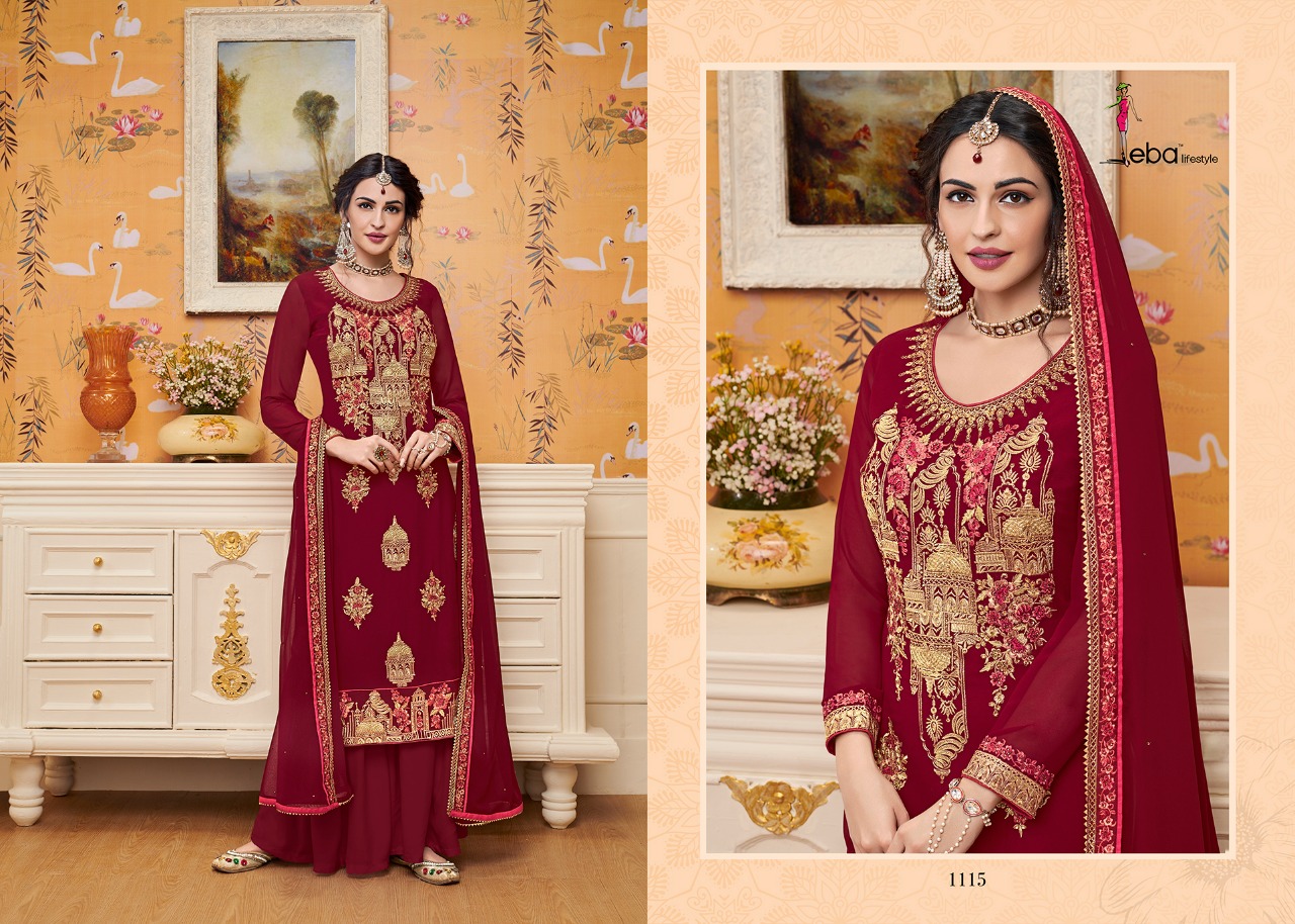 Jeba Present Hurma Vol 22 Festive Wear Georgette Salwar Suits