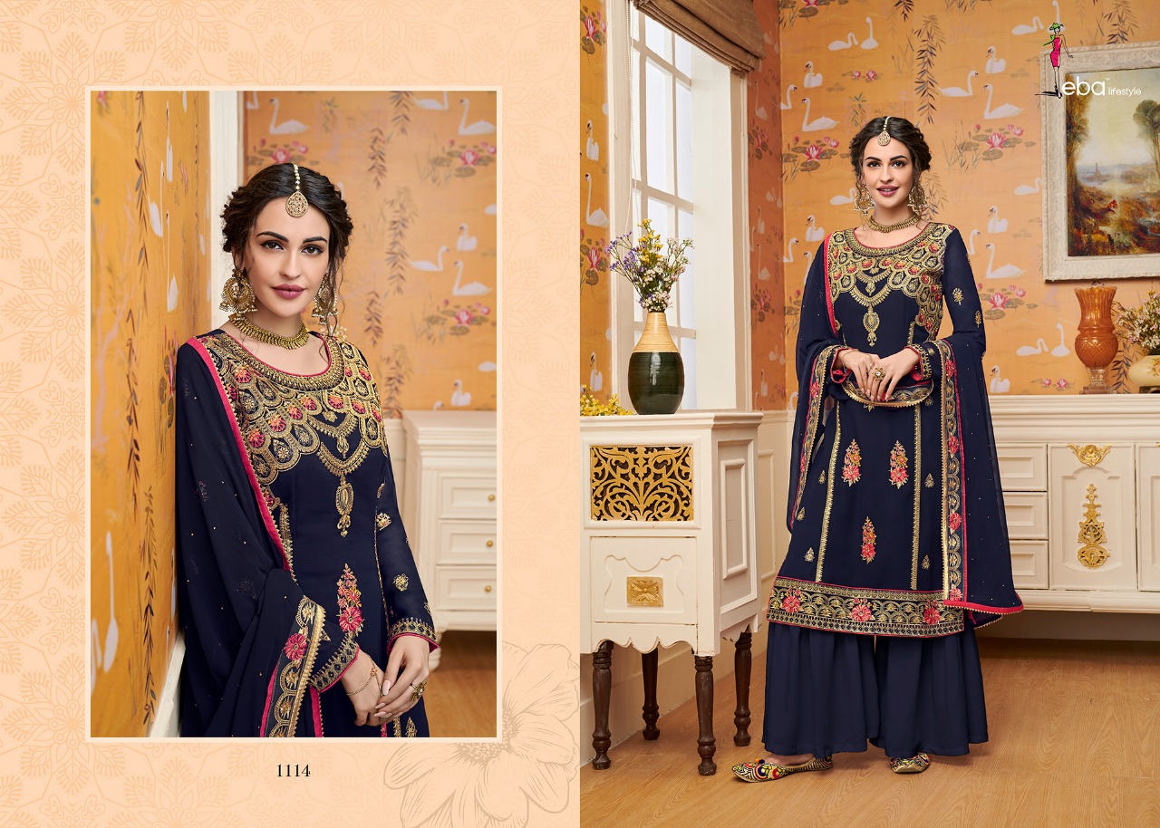 Jeba Present Hurma Vol 22 Festive Wear Georgette Salwar Suits