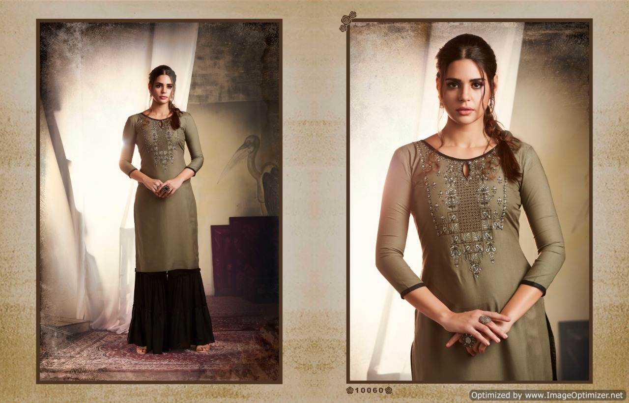 Kajree By Khanak Vol 3 Kurti With Sharara Collection