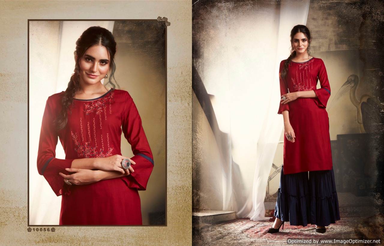 Kajree By Khanak Vol 3 Kurti With Sharara Collection