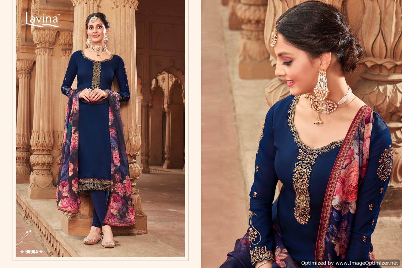 Lavina Vol 96 Designer Salwar Suits Collection. Discount 2%