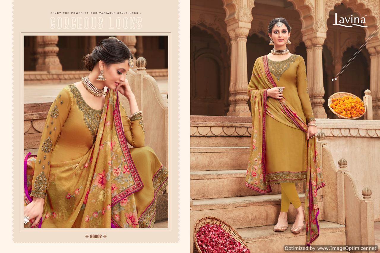 Lavina Vol 96 Designer Salwar Suits Collection. Discount 2%