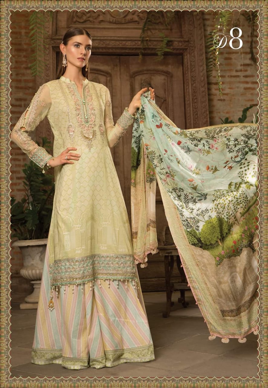 Mariab By  Lawn Designer Pakistani Salwar Suits Collection