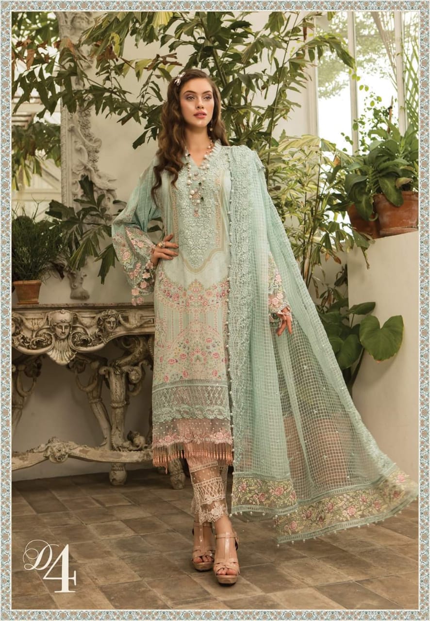 Mariab By  Lawn Designer Pakistani Salwar Suits Collection